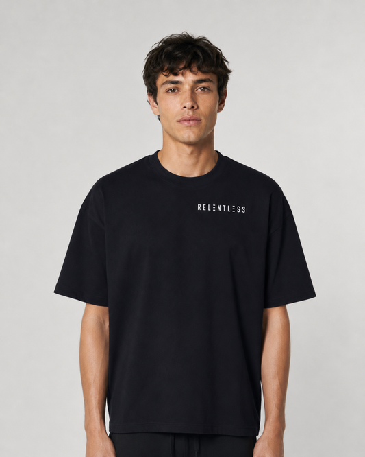 Relentless “No Pressure. No Retreat. No Surrender.” Oversized Tee – Limited Edition